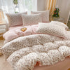 Knitted Washed Cotton Duvet Cover Set — 3-Piece