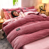 Winter Velvet Duvet Cover Set — Thick & Warm, 3-Piece