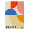 Scandinavian Bauhaus Geometry Canvas Print — Abstract Wall Art