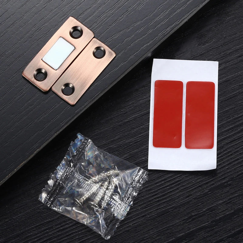 Magnetic Cabinet Catches — Set of 2, Hidden Door Closer