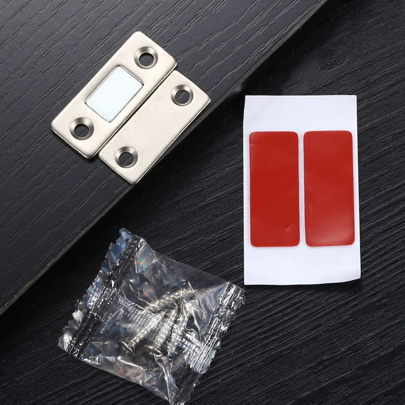 Magnetic Cabinet Catches — Set of 2, Hidden Door Closer