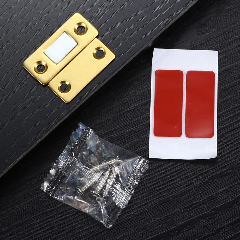 Magnetic Cabinet Catches — Set of 2, Hidden Door Closer
