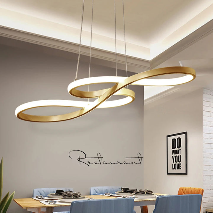 Kitchen Island Pendant Light — Dimmable LED, Remote Control