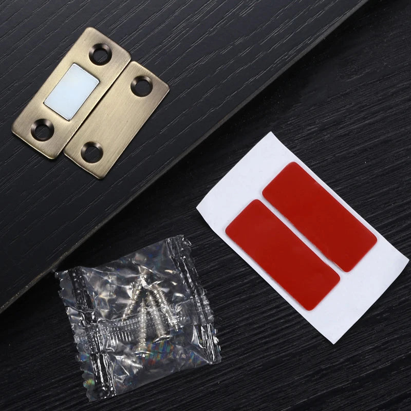 Magnetic Cabinet Catches — Set of 2, Hidden Door Closer