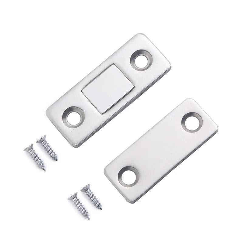 Magnetic Cabinet Catches — Set of 2, Hidden Door Closer