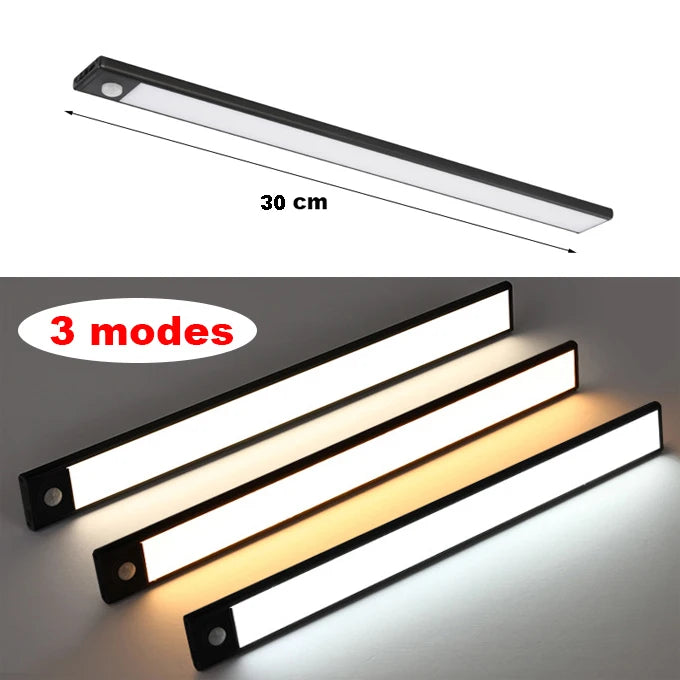 Smart Motion Sensor Cabinet Light — Magnetic, USB Rechargeable
