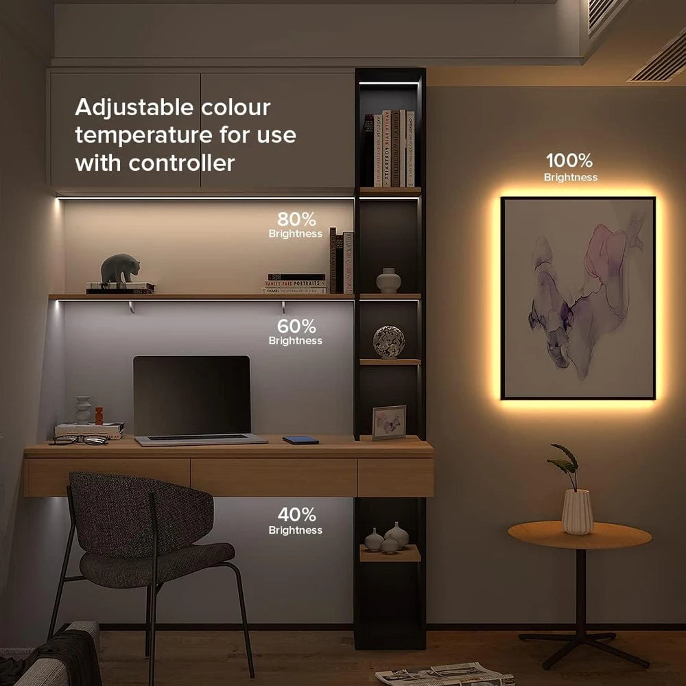 Zigbee COB LED Strip Light — Dimmable, Alexa Compatible
