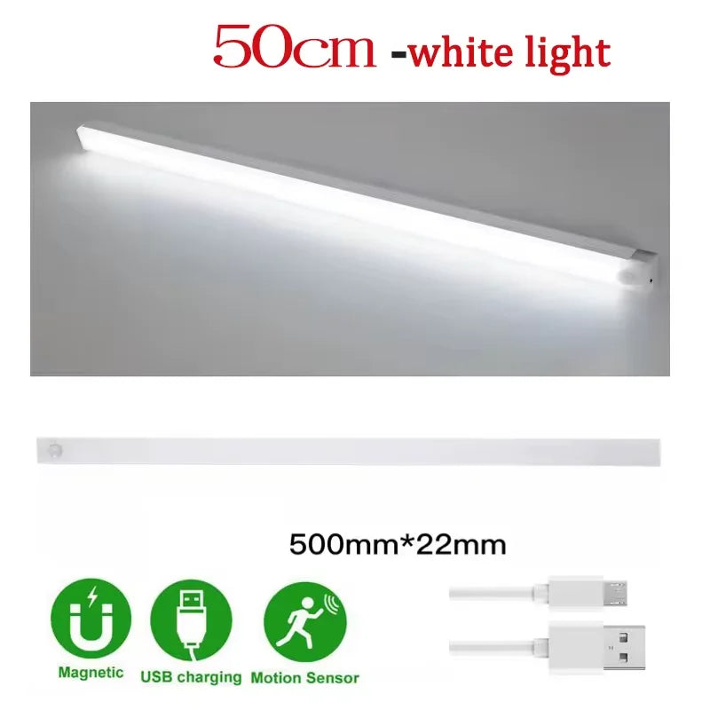 Smart Motion Sensor Cabinet Light — Magnetic, USB Rechargeable