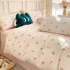 Knitted Washed Cotton Duvet Cover Set — 3-Piece