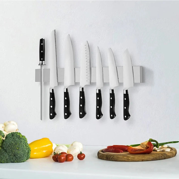 Stainless Steel Magnetic Knife Strip — 30 to 50cm