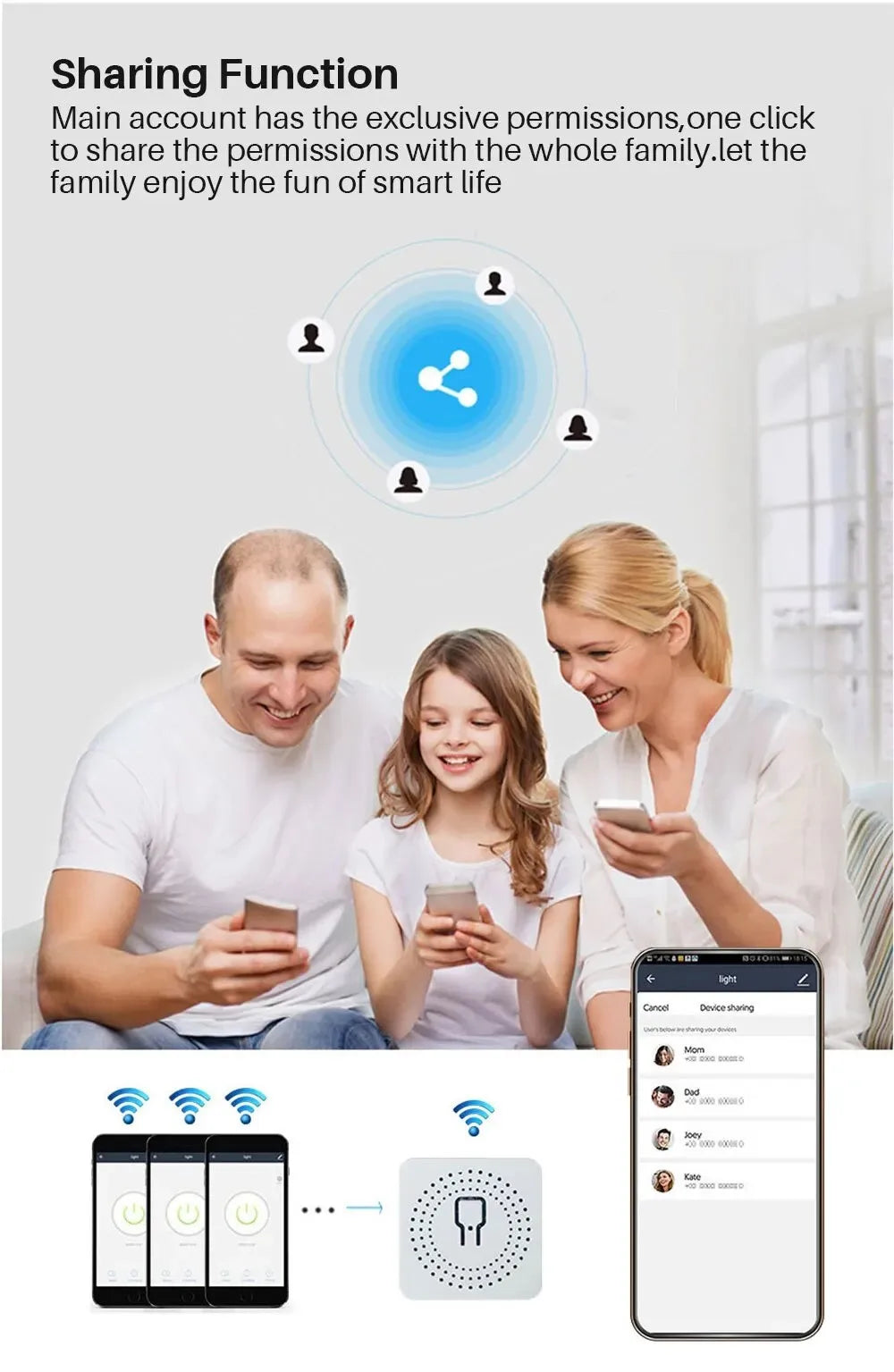 Tuya Smart WiFi Plug — US Standard, Alexa Compatible