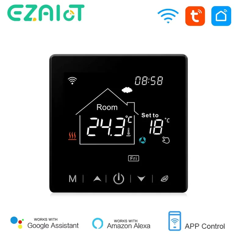 Smart WiFi Floor Heating Thermostat — Alexa & Google Home