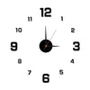 3D Luminous Frameless Acrylic Wall Clock — Silent DIY
