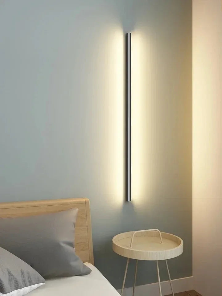 Modern Slim LED Wall Lamp — Bedside Strip Light