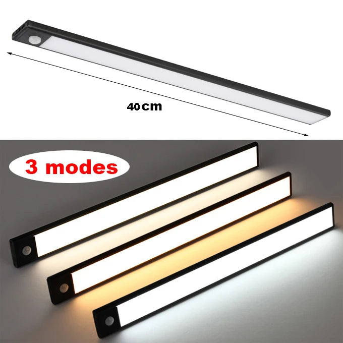 Smart Motion Sensor Cabinet Light — Magnetic, USB Rechargeable