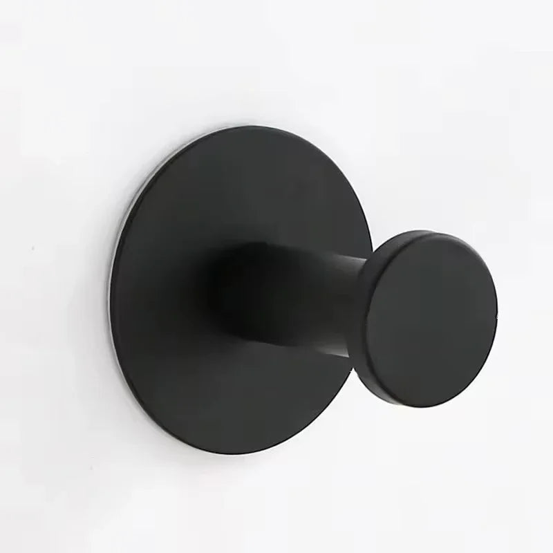 Stainless Steel Towel & Coat Hooks — Punch-Free, Rustproof