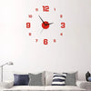 3D Luminous Frameless Acrylic Wall Clock — Silent DIY