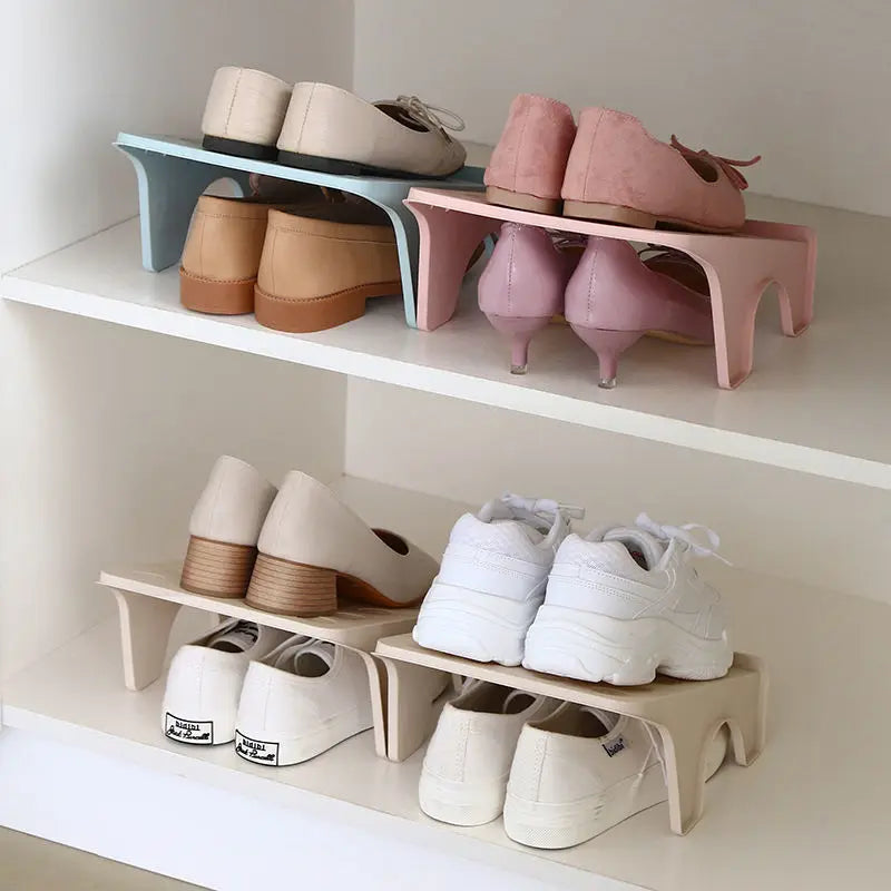 Double-Layer Shoe Rack Hanger & Cabinet Expander