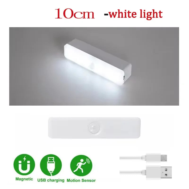 Smart Motion Sensor Cabinet Light — Magnetic, USB Rechargeable