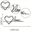 Minimalist Facial Line Metal Wall Art — Abstract Iron Sculpture