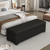 Luxury Storage Bench Ottoman — Waterproof, 150kg Capacity