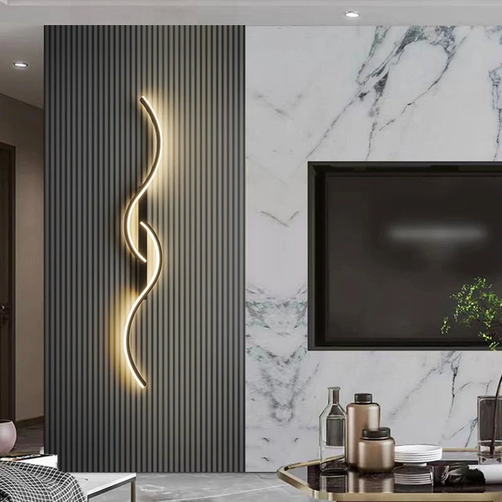 Minimalist LED Strip Wall Sconce — Bedside & Living Room