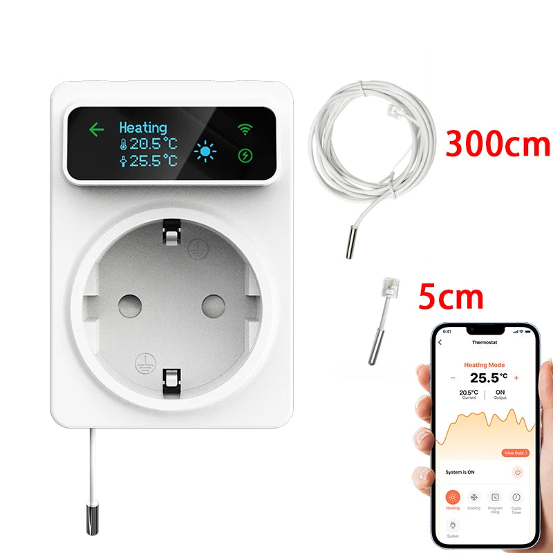 WiFi Smart Thermostat — Floor Heating & Cooling