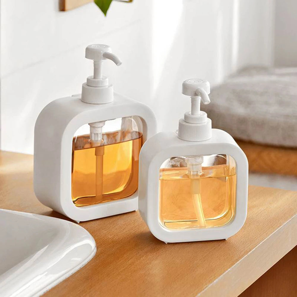 Large-Capacity Refillable Soap Dispenser Bottle — 1 or 2 Pack