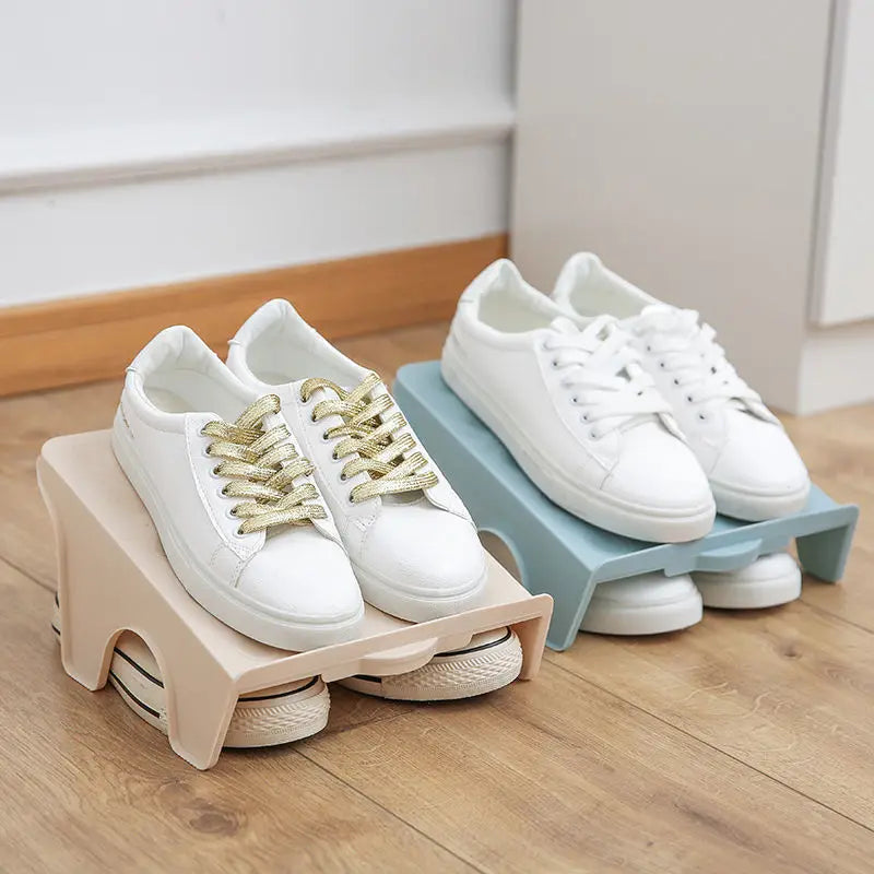 Double-Layer Shoe Rack Hanger & Cabinet Expander