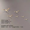 Luxury Pure Copper Seagull Wall Sculpture — Retro Bird Decor