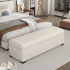 Luxury Storage Bench Ottoman — Waterproof, 150kg Capacity