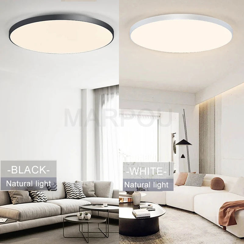 Smart LED Ceiling Light — Dimmable, App & Remote Control