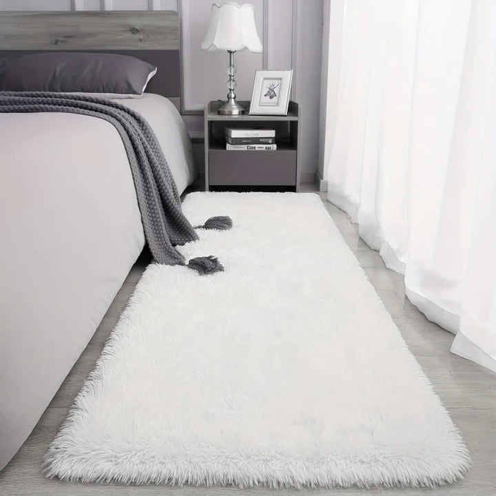 Ultra-Soft Plush Area Rug — Anti-Slip, Machine Washable