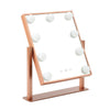 Hollywood Vanity Makeup Mirror — 9 LED Bulbs, 360° Rotation