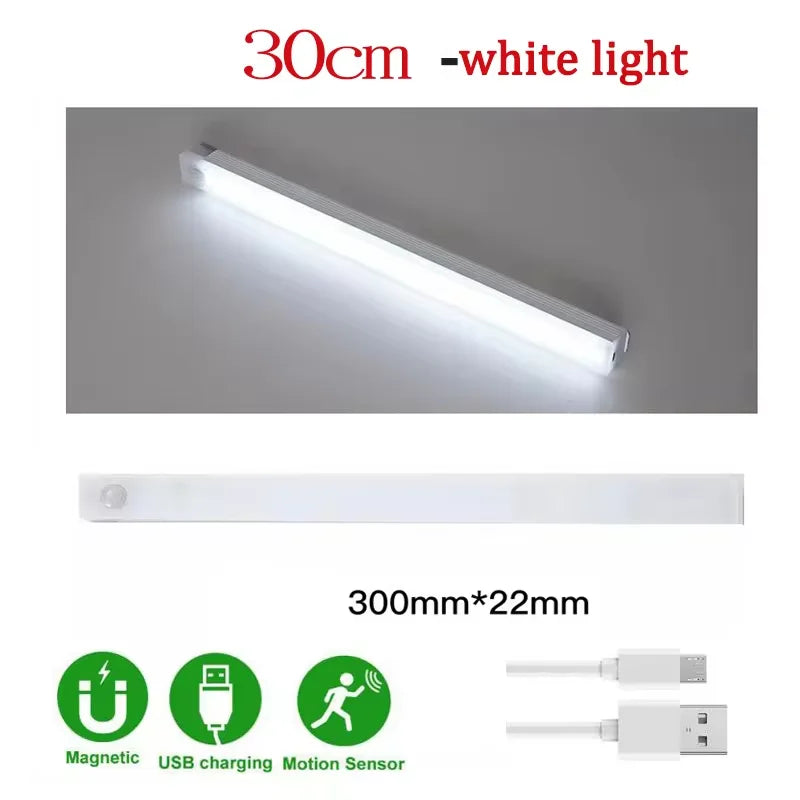 Smart Motion Sensor Cabinet Light — Magnetic, USB Rechargeable