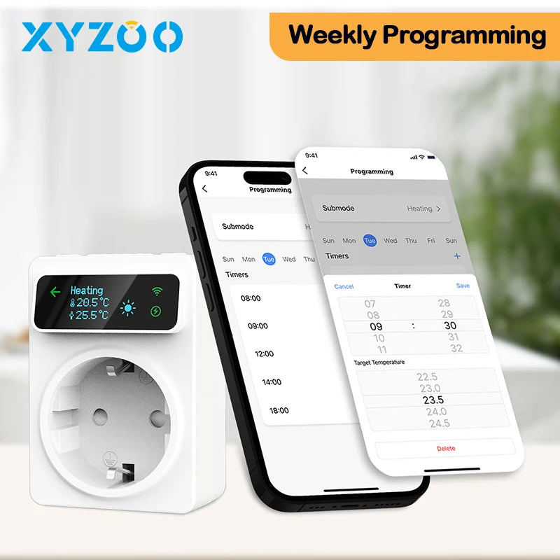 WiFi Smart Thermostat — Floor Heating & Cooling