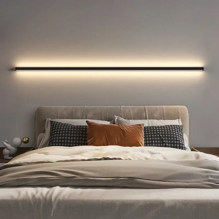 Modern Slim LED Wall Lamp — Bedside Strip Light