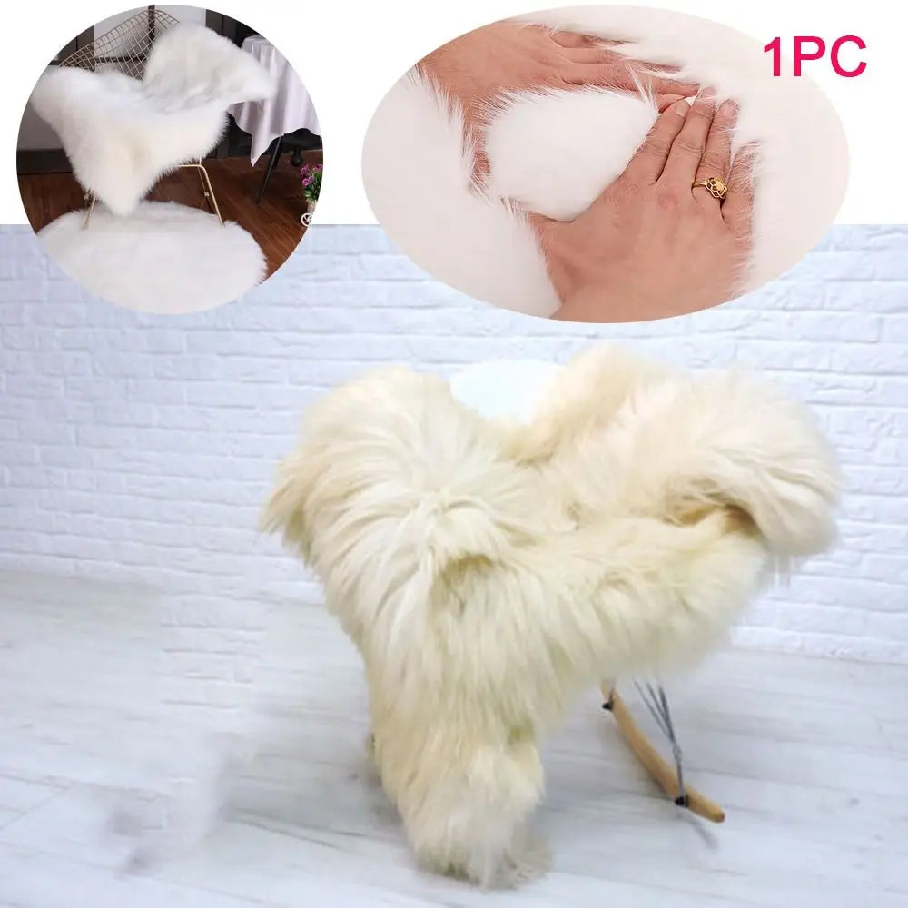 Faux Sheepskin Shaggy Rug — Fluffy Soft Floor Mat