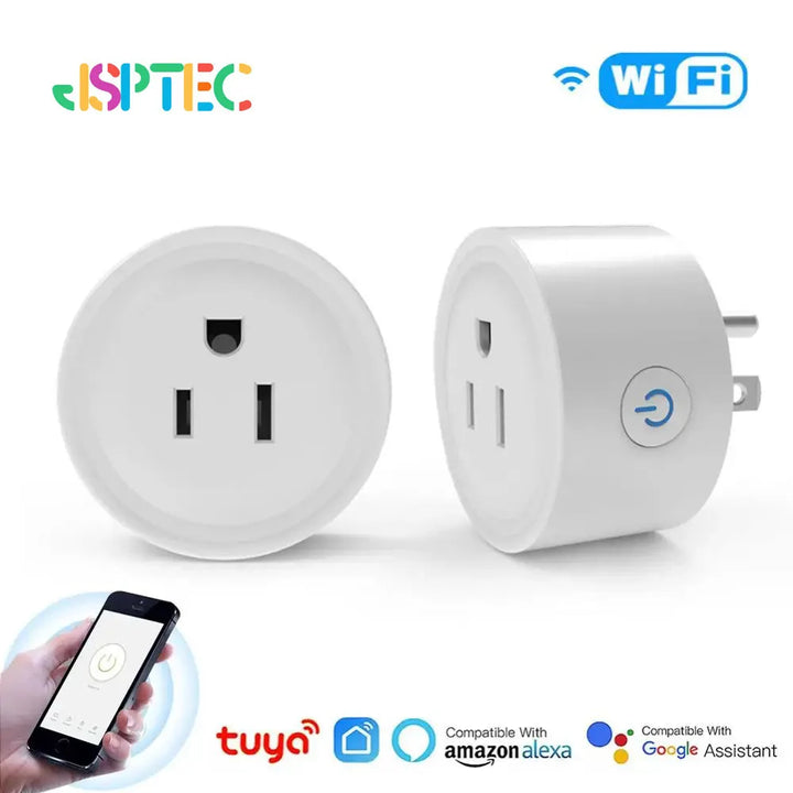 Tuya Smart WiFi Plug — US Standard, Alexa Compatible