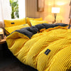 Winter Velvet Duvet Cover Set — Thick & Warm, 3-Piece