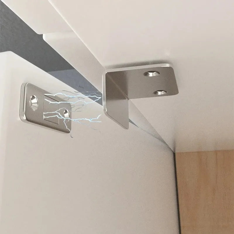 Invisible Magnetic Door Catch — Drill-Free, Strong Hold