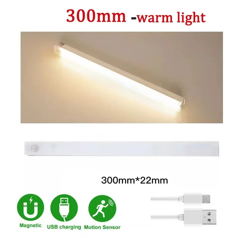 Smart Motion Sensor Cabinet Light — Magnetic, USB Rechargeable