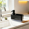 Kitchen Soap Dispenser with Sponge Holder — Pump & Caddy Set