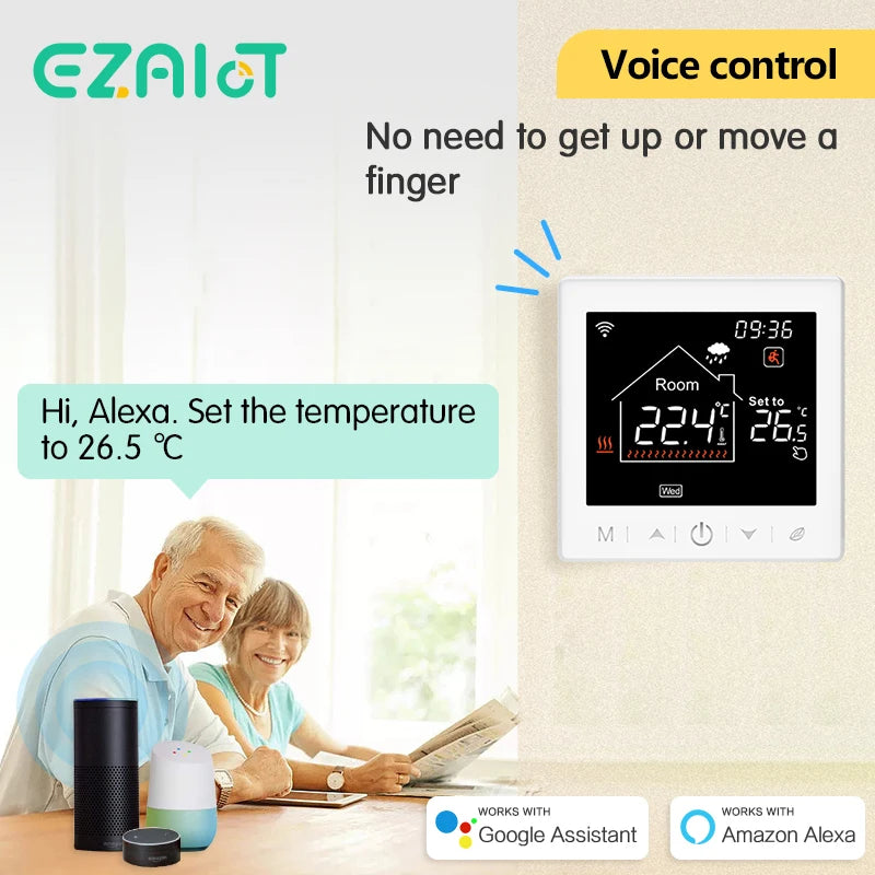 Smart WiFi Floor Heating Thermostat — Alexa & Google Home