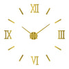 3D Roman Numeral Acrylic Mirror Wall Clock — DIY Quartz