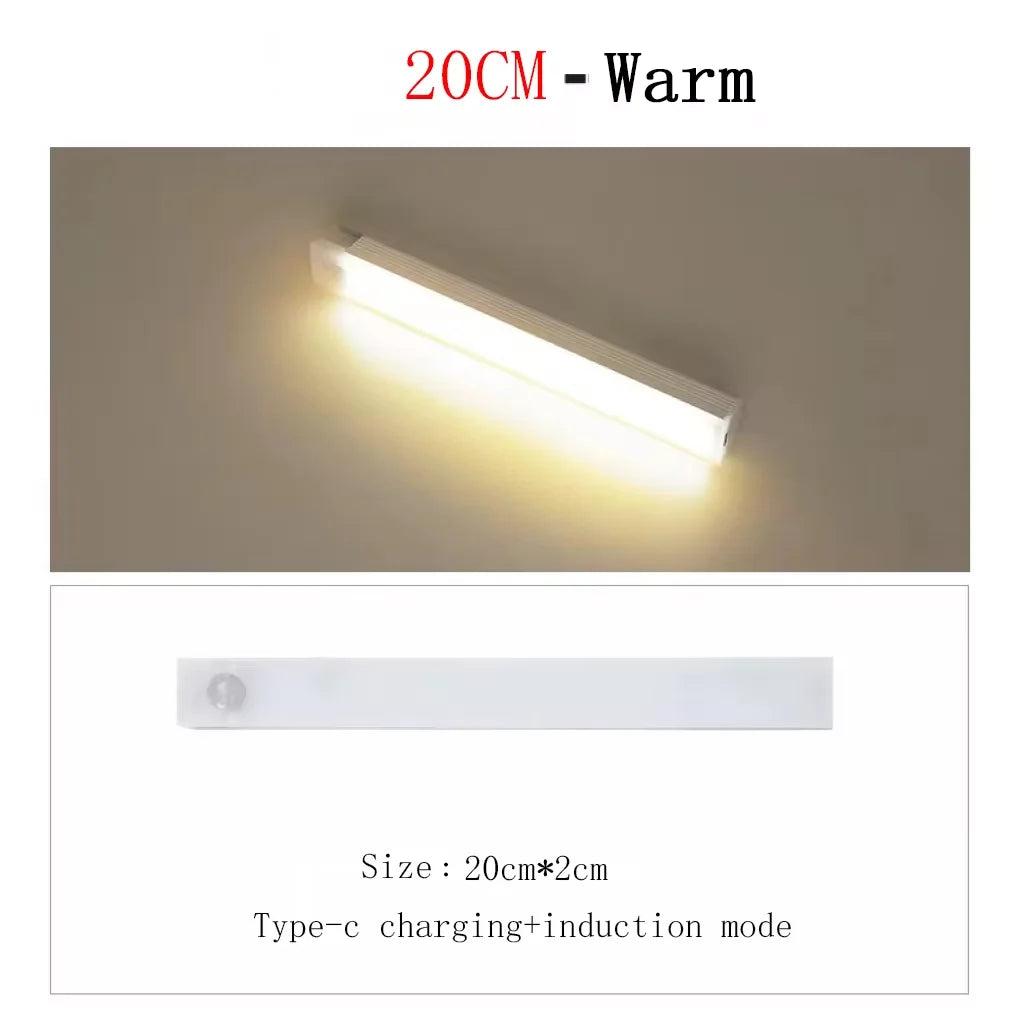 Smart Motion Sensor Cabinet Light — Magnetic, USB Rechargeable