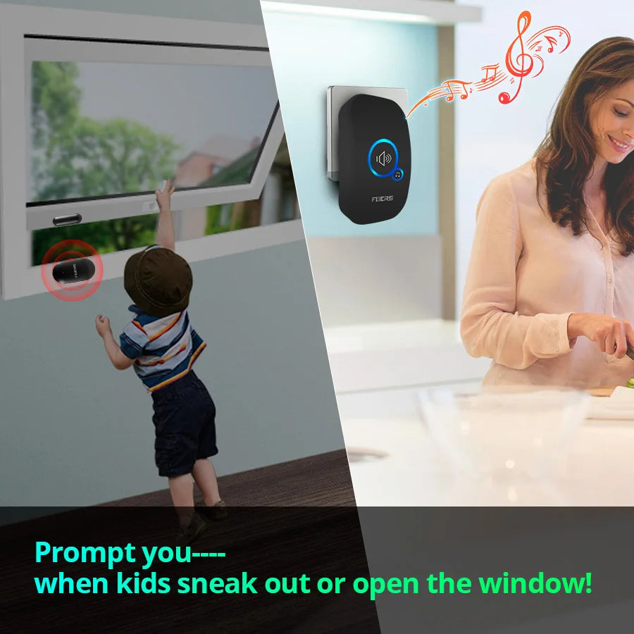 Wireless Doorbell — 150M Range, 32 Chimes
