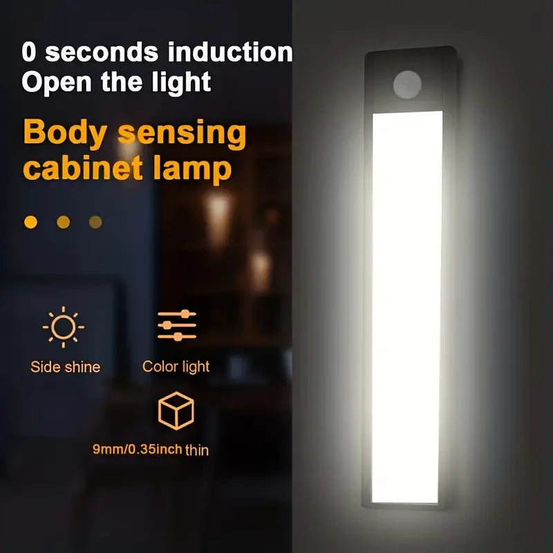 Smart Motion Sensor Cabinet Light — Magnetic, USB Rechargeable