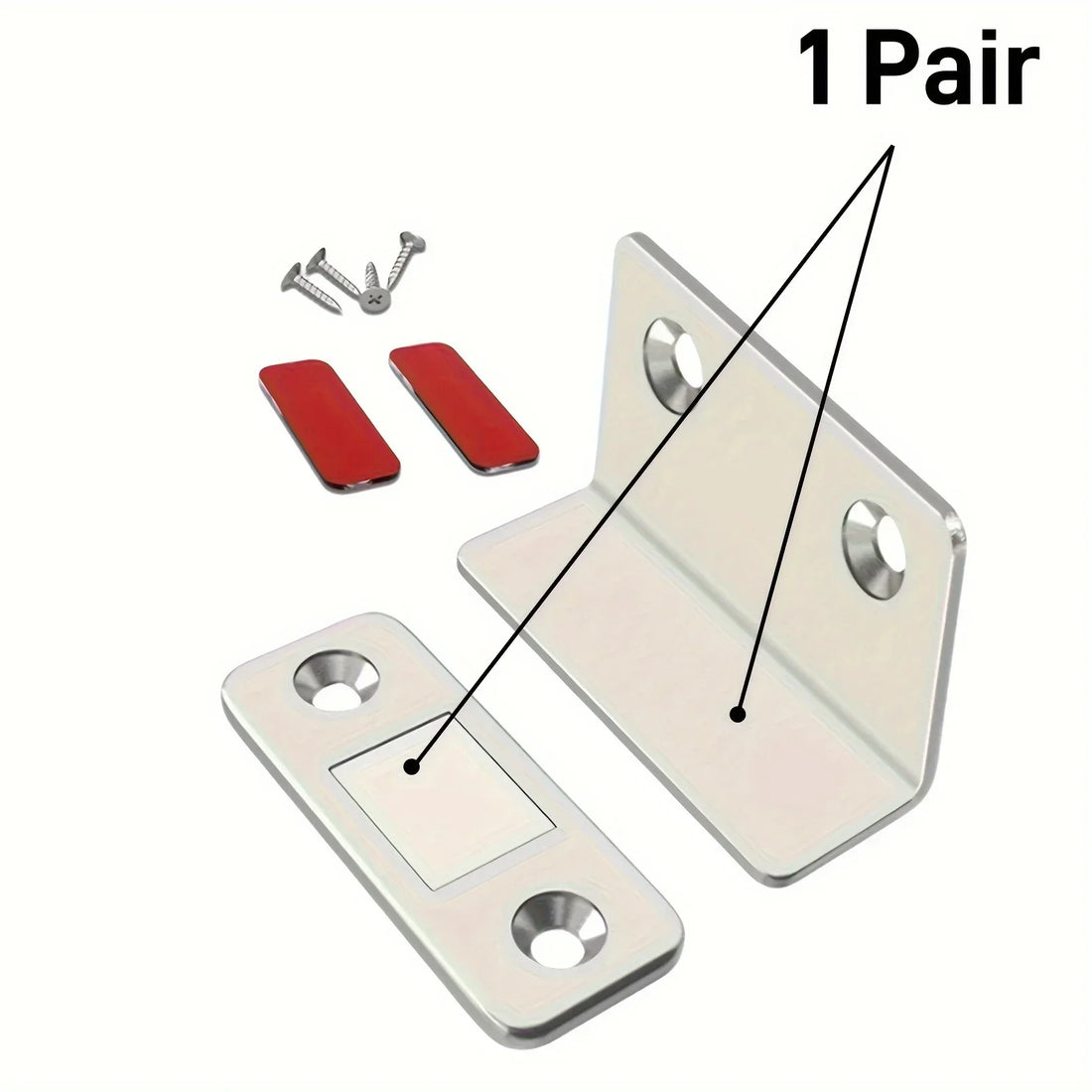 Invisible Magnetic Door Catch — Drill-Free, Strong Hold