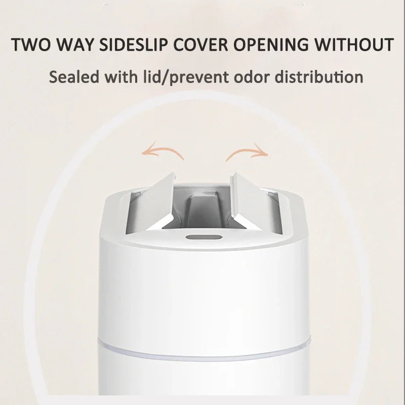Smart Sensor Trash Can with Lid — 7/9L Slim Design